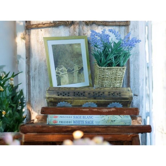 HEM Precious White Sage 20 Incense Sticks Relaxation Meditation - Picture 2 of 11